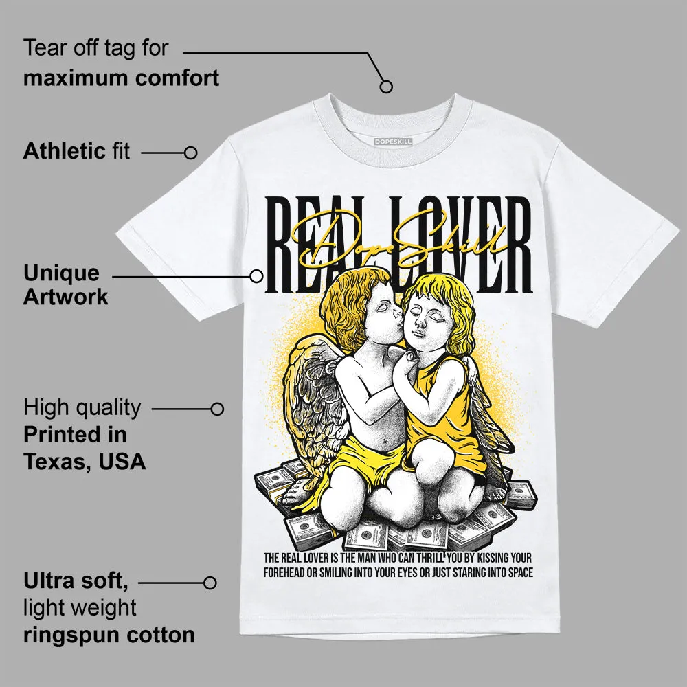 Vivid Sulfur 4s DopeSkill T-Shirt Real Lover Graphic sold by DopeSkill product image thumbnail 3