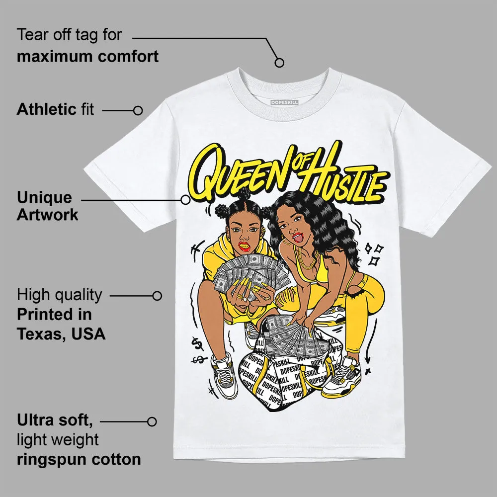Vivid Sulfur 4s DopeSkill T-Shirt Queen Of Hustle Graphic sold by DopeSkill product image thumbnail 3