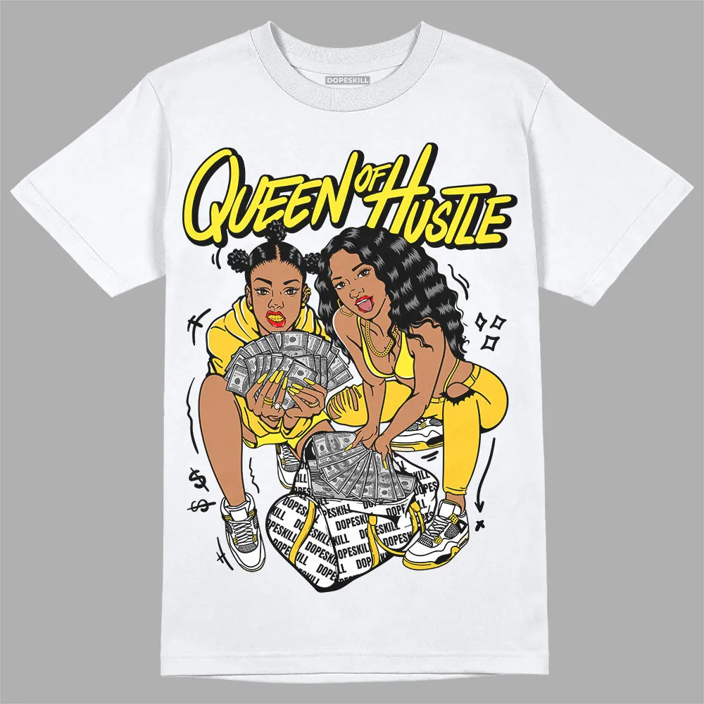 Vivid Sulfur 4s DopeSkill T-Shirt Queen Of Hustle Graphic sold by DopeSkill