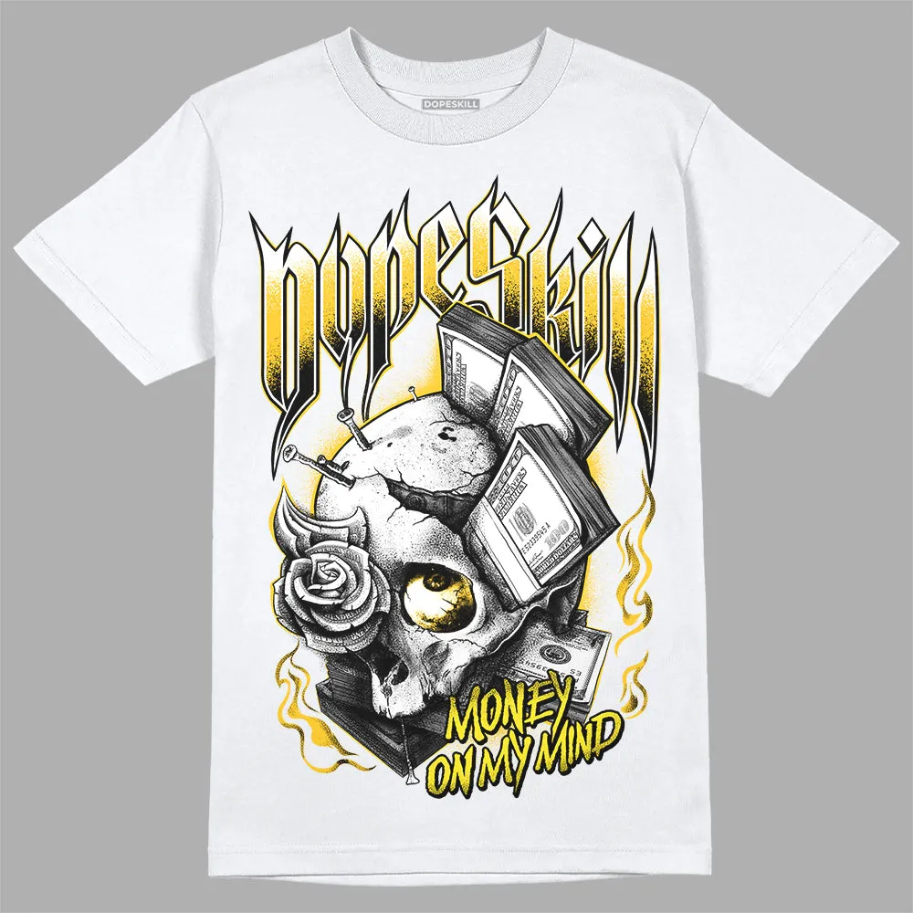 Vivid Sulfur 4s DopeSkill T-Shirt Money On My Mind Graphic sold by DopeSkill