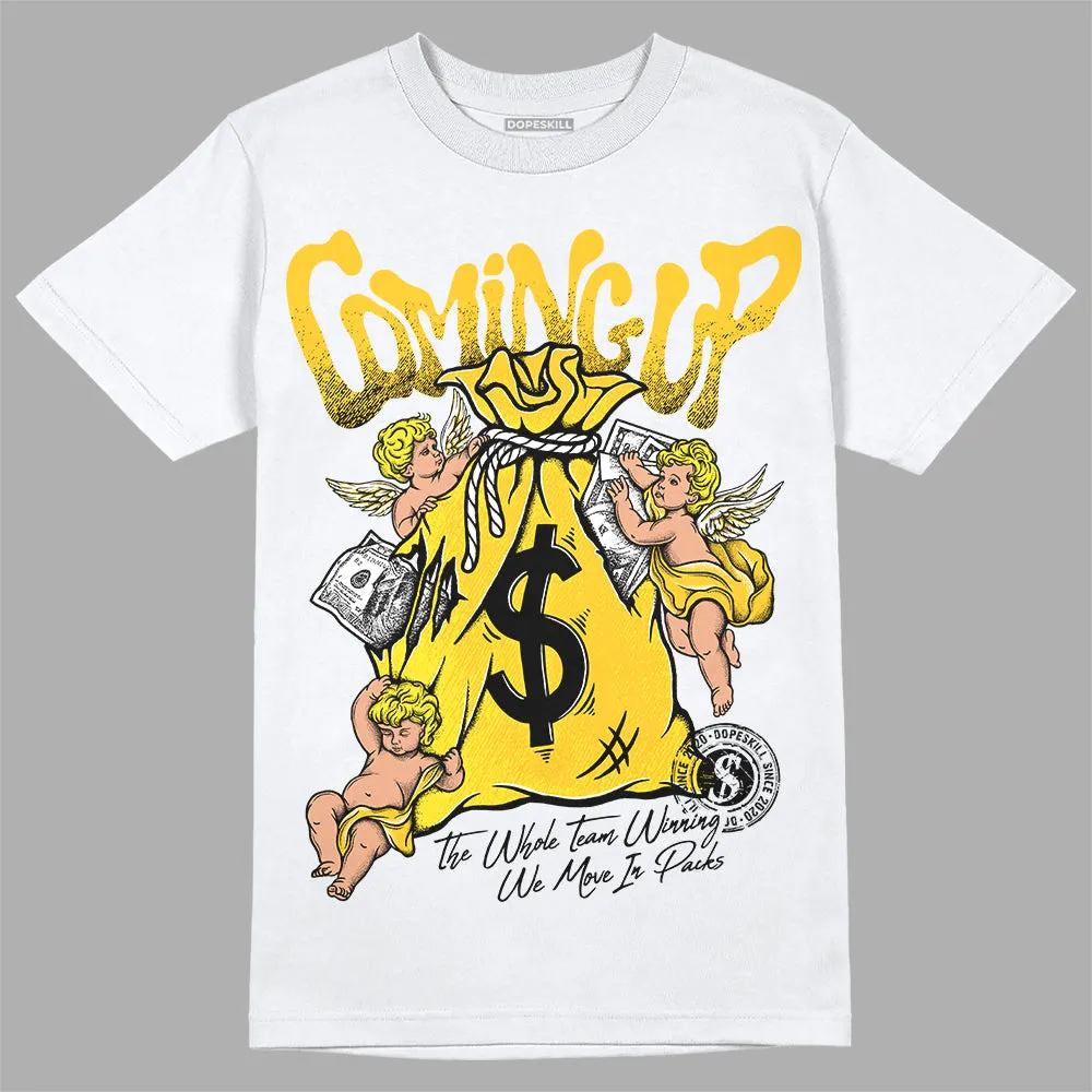 Vivid Sulfur 4s DopeSkill T-Shirt Money Bag Coming Up Graphic sold by DopeSkill