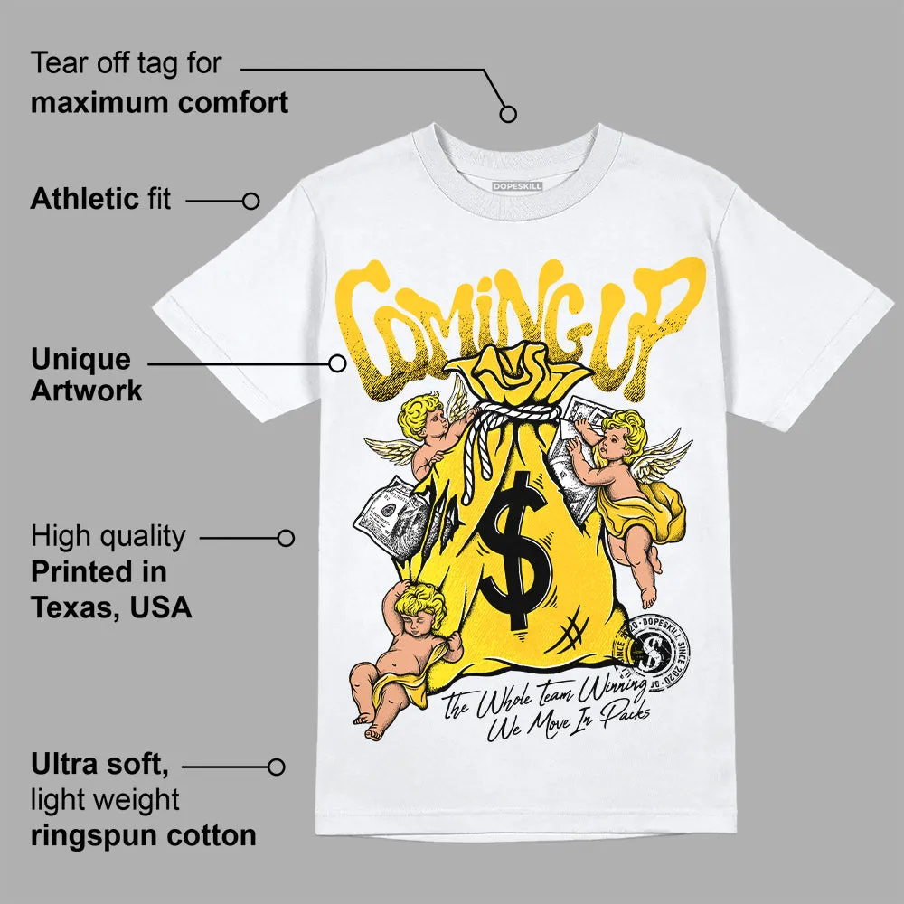Vivid Sulfur 4s DopeSkill T-Shirt Money Bag Coming Up Graphic sold by DopeSkill product image thumbnail 3