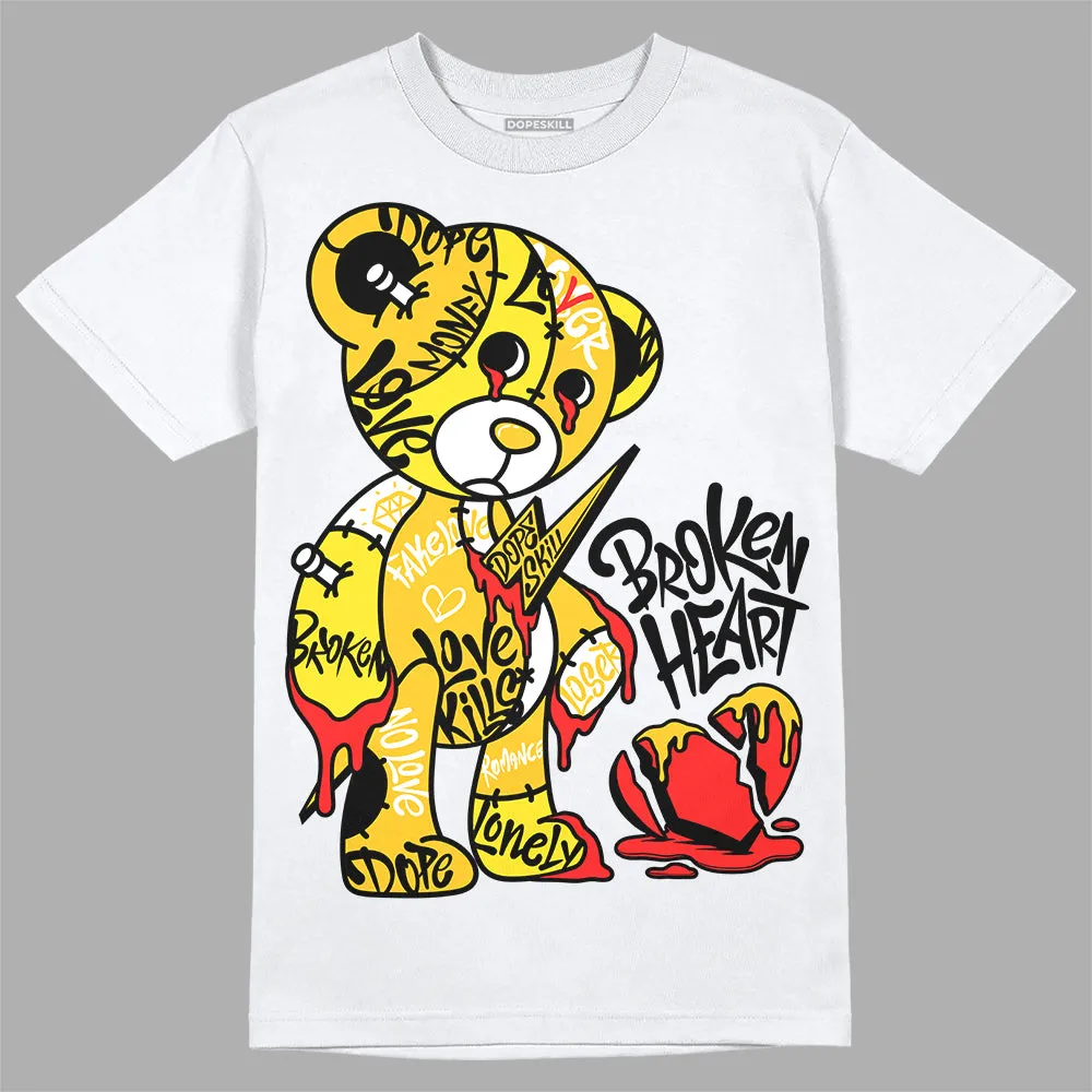 Vivid Sulfur 4s DopeSkill T-Shirt Broken Heart Graphic sold by DopeSkill