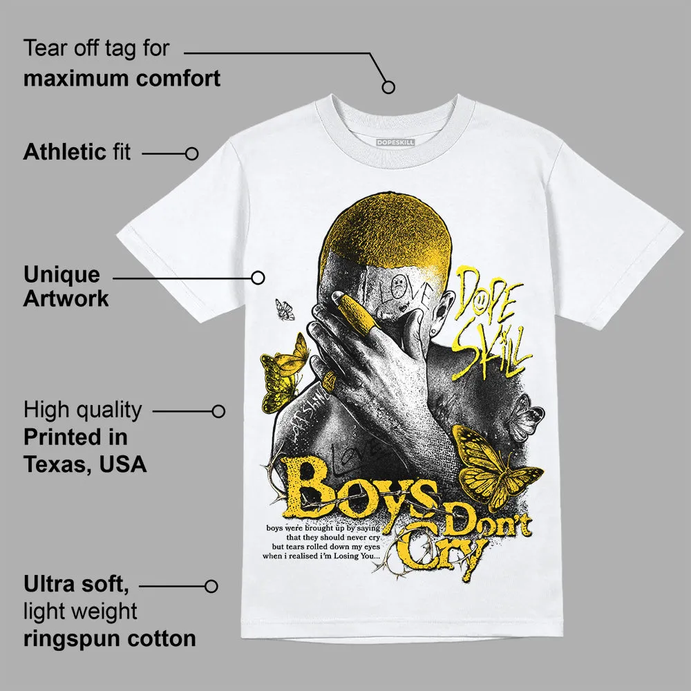 Vivid Sulfur 4s DopeSkill T-Shirt Boys Don't Cry Graphic sold by DopeSkill product image thumbnail 3