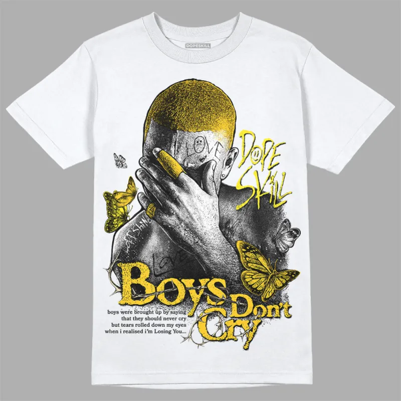 Vivid Sulfur 4s DopeSkill T-Shirt Boys Don't Cry Graphic sold by DopeSkill
