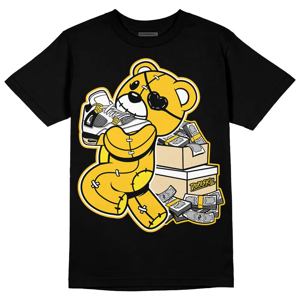 Vivid Sulfur 4s DopeSkill T-Shirt Bear Steals Sneaker Graphic sold by DopeSkill product image thumbnail 2