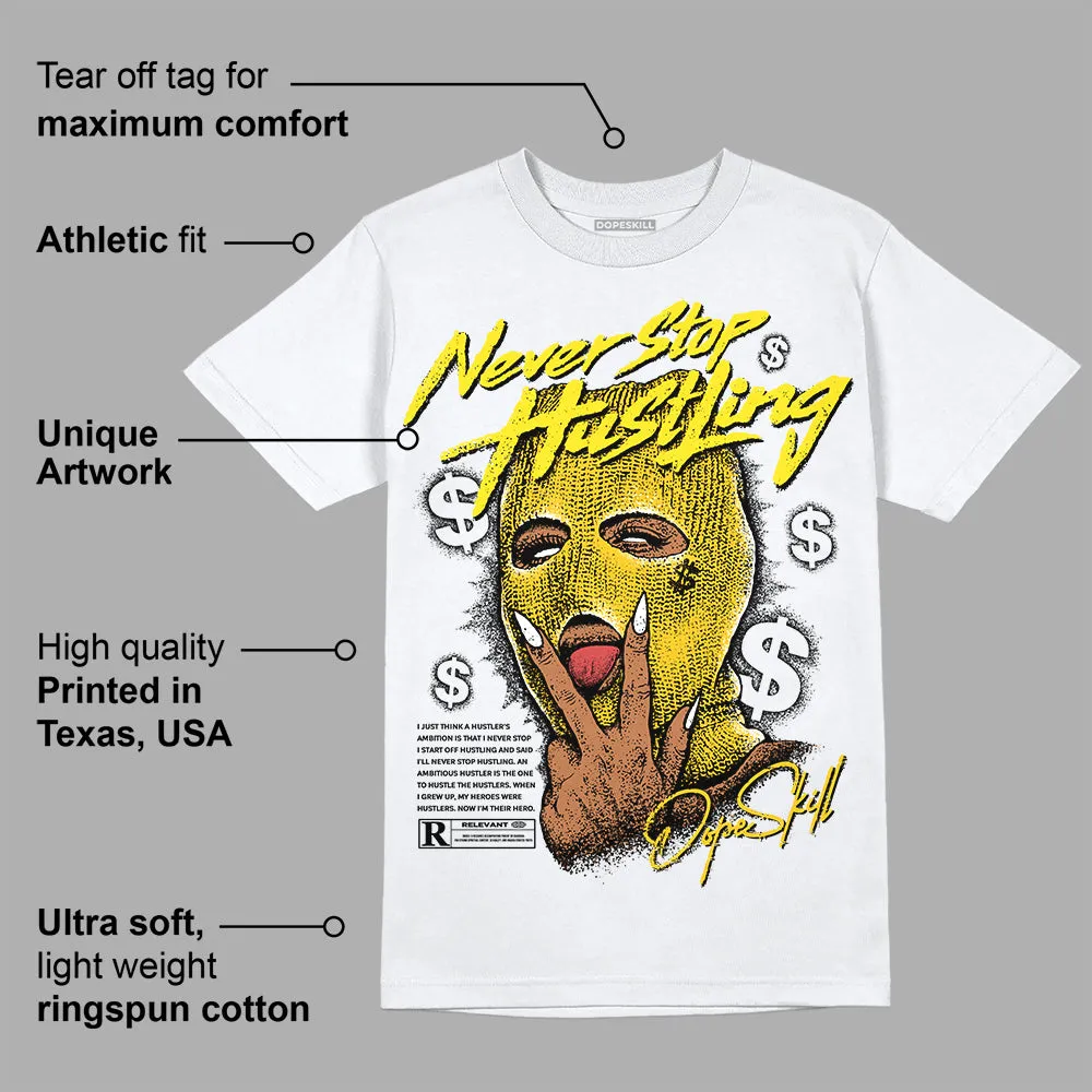 Vivid Sulfur 4s DopeSkill T-Shirt Never Stop Hustling Graphic sold by DopeSkill product image thumbnail 3