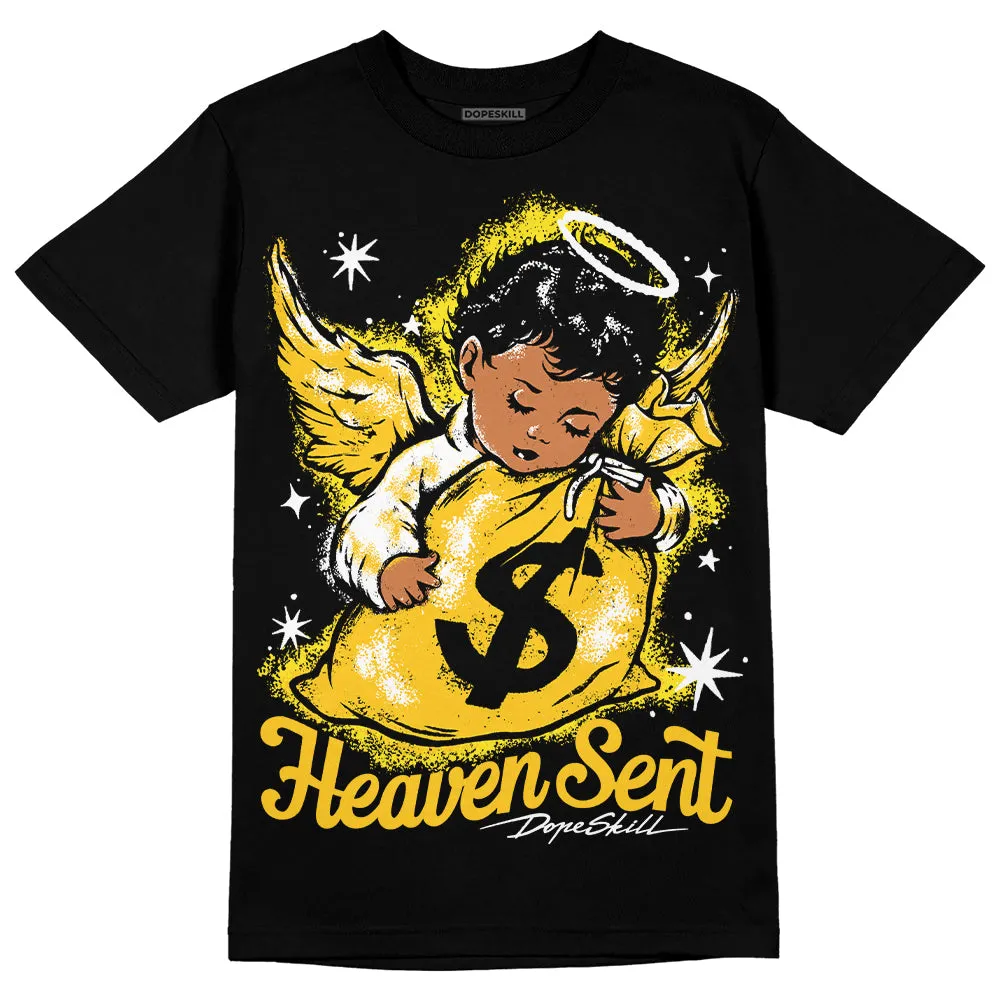 Vivid Sulfur 4s DopeSkill T-Shirt Heaven Sent Graphic sold by DopeSkill product image thumbnail 2