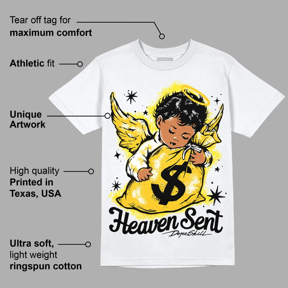 Vivid Sulfur 4s DopeSkill T-Shirt Heaven Sent Graphic sold by DopeSkill product image thumbnail 3