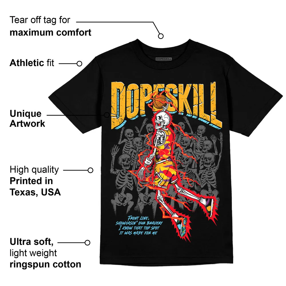GS 'Six Championships' 1s DopeSkill T-Shirt Thunder Dunk Graphic sold by DopeSkill product image thumbnail 3