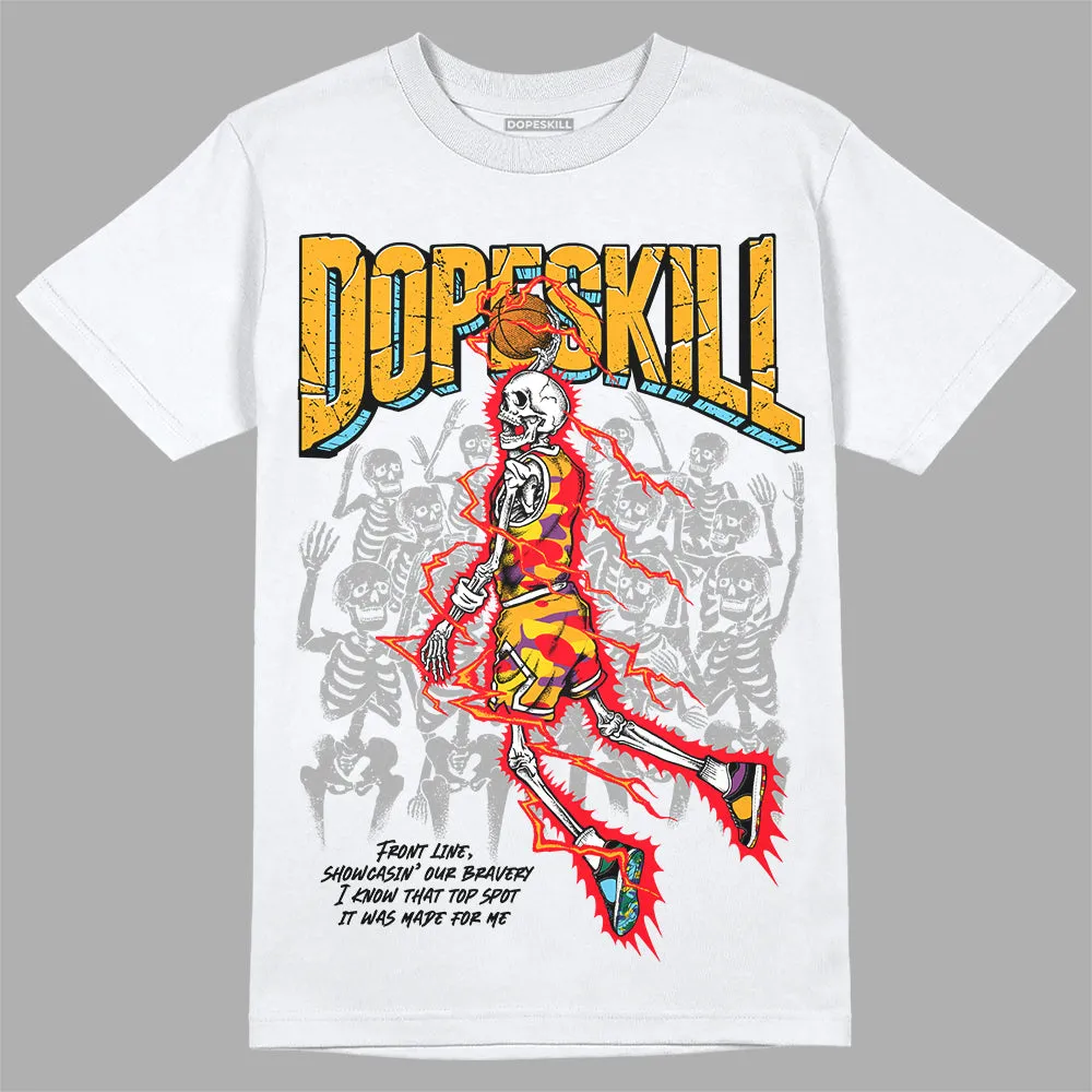 GS 'Six Championships' 1s DopeSkill T-Shirt Thunder Dunk Graphic sold by DopeSkill product image thumbnail 2