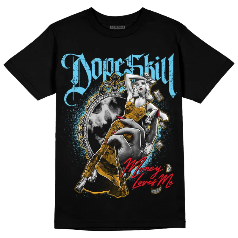 GS 'Six Championships' 1s DopeSkill T-Shirt Money Loves Me Graphic sold by DopeSkill