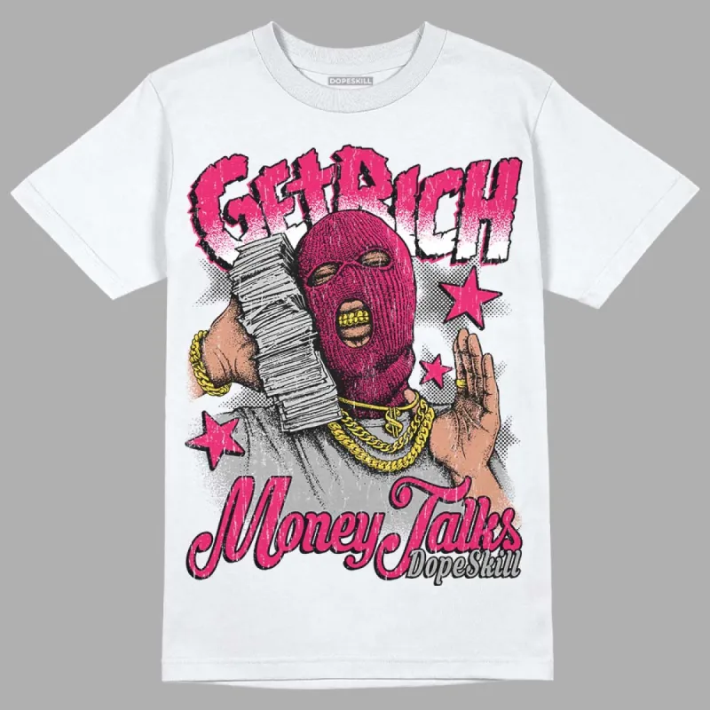 Dunk Obsidian Fierce Pink DopeSkill T-Shirt Get Rich Graphic sold by DopeSkill