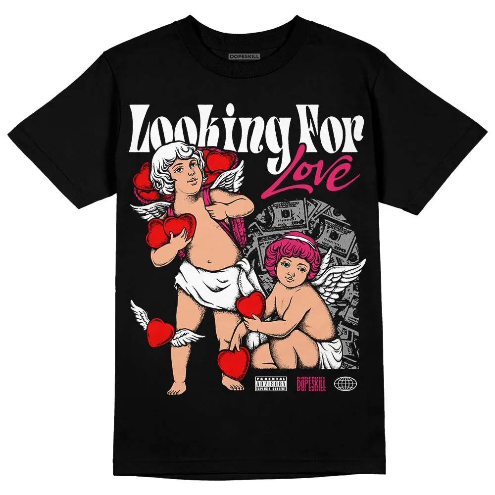 Dunk Obsidian Fierce Pink DopeSkill T-Shirt Looking For Love Graphic sold by DopeSkill product image thumbnail 2