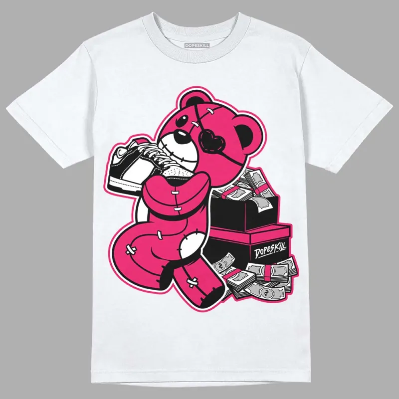 Dunk Obsidian Fierce Pink DopeSkill T-Shirt Bear Steals Sneaker Graphic sold by DopeSkill