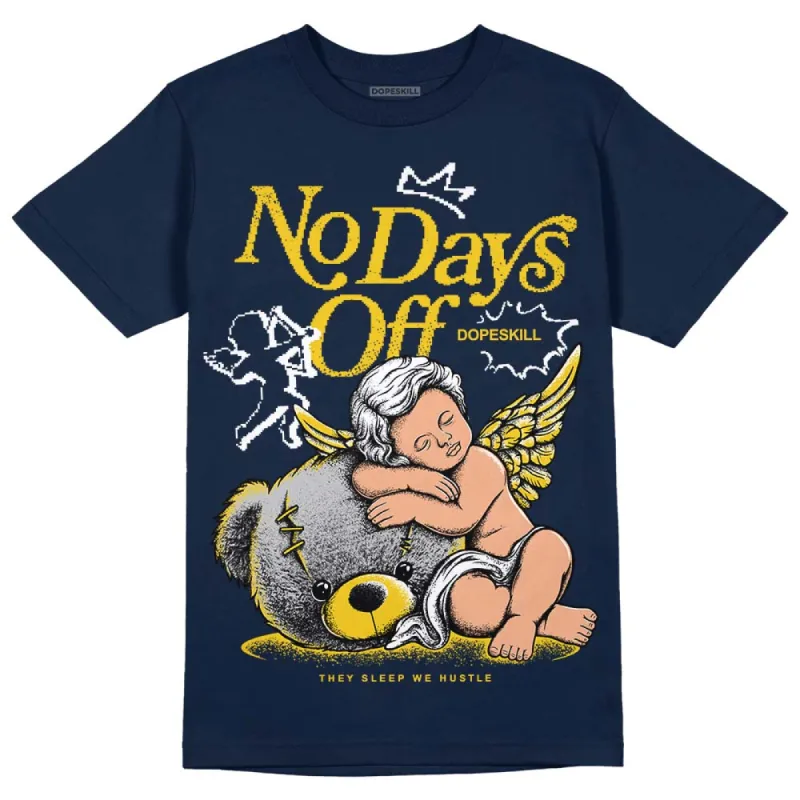 Michigan Dunks DopeSkill Midnight Navy T-Shirt New No Days Off Graphic sold by DopeSkill