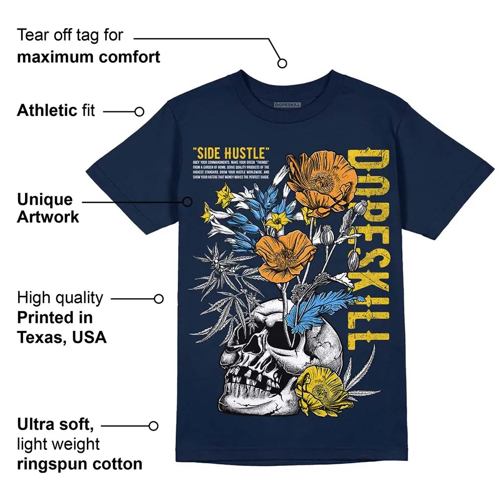 Michigan Dunks DopeSkill Midnight Navy T-Shirt Side Hustle Graphic sold by DopeSkill product image thumbnail 2