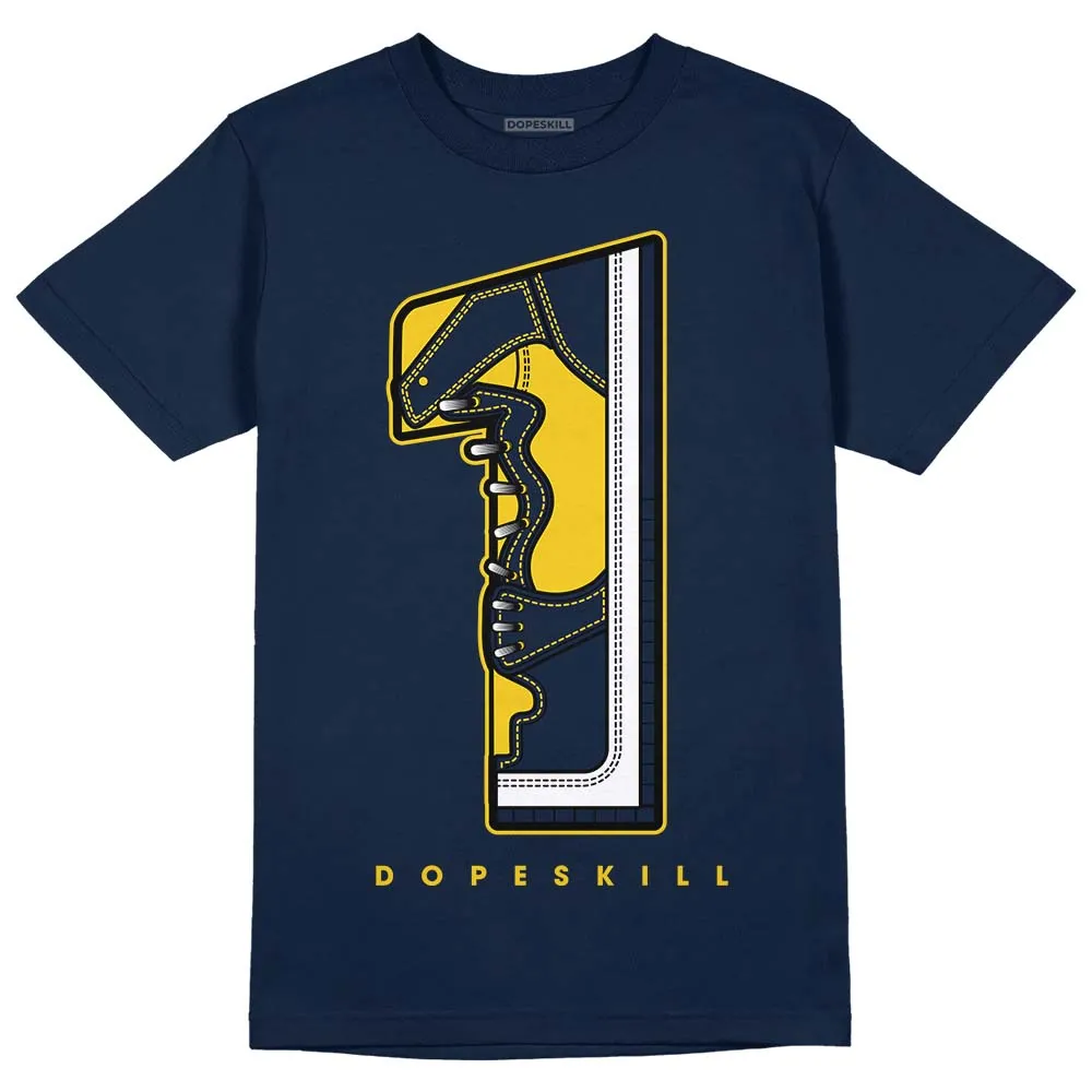 Michigan Dunks DopeSkill Midnight Navy T-Shirt No.1 Graphic sold by DopeSkill