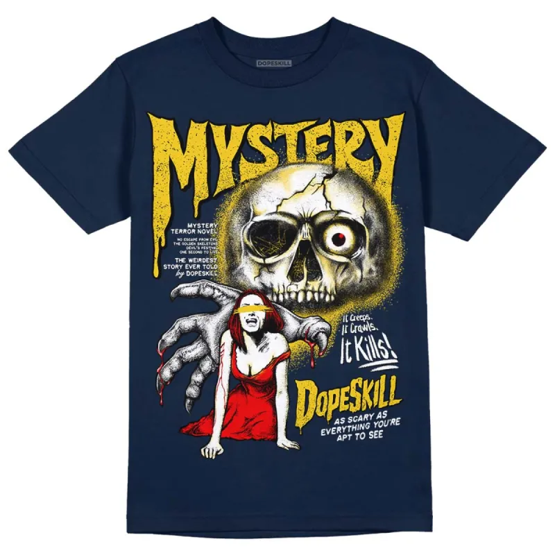 Michigan Dunks DopeSkill Midnight Navy T-shirt Mystery Ghostly Grasp Graphic sold by DopeSkill