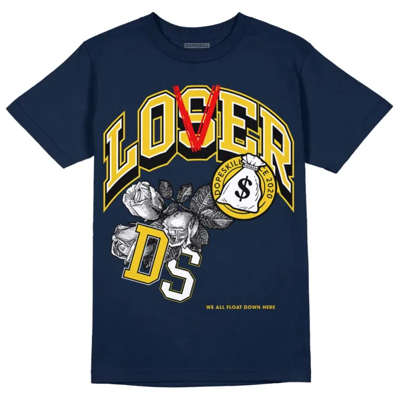 Michigan Dunks DopeSkill Midnight Navy T-Shirt Loser Lover Graphic sold by DopeSkill