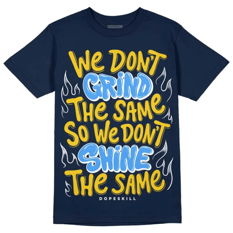 Michigan Dunks DopeSkill Midnight Navy T-Shirt Grind Shine Graphic sold by DopeSkill