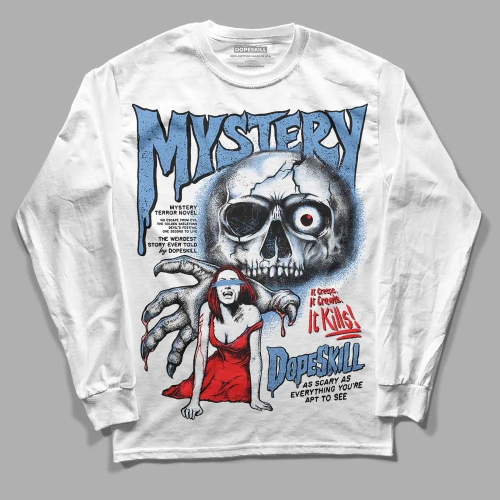Dunk White Polar Blue DopeSkill Long Sleeve T-Shirt Mystery Ghostly Grasp Graphic sold by DopeSkill