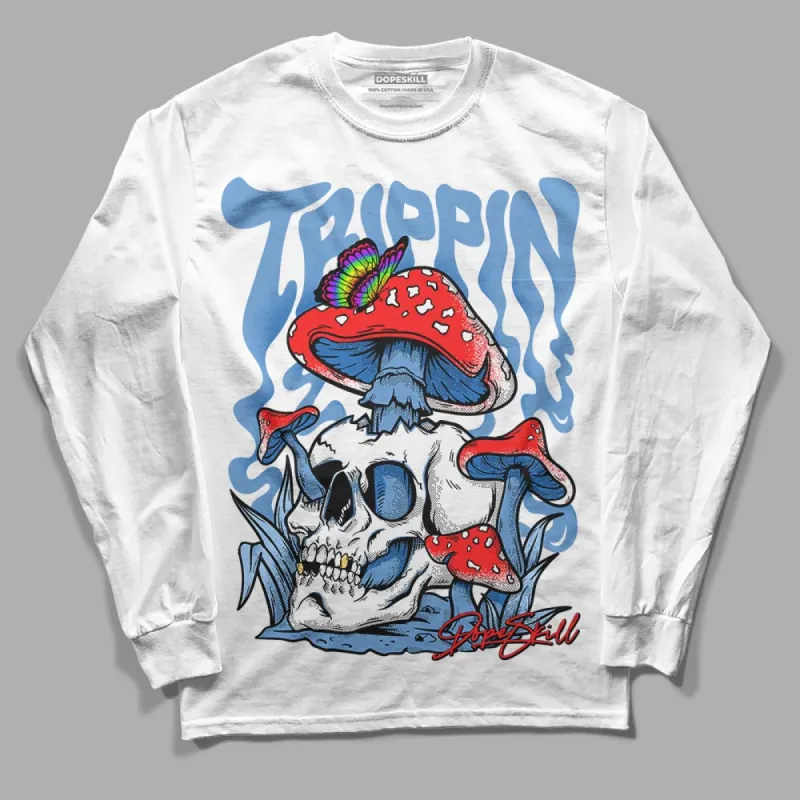 Dunk White Polar Blue DopeSkill Long Sleeve T-Shirt Trippin Graphic sold by DopeSkill