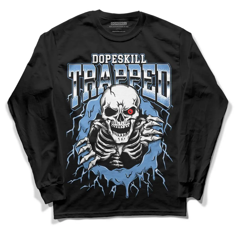 Dunk White Polar Blue DopeSkill Long Sleeve T-Shirt Trapped Halloween Graphic sold by DopeSkill product image thumbnail 2