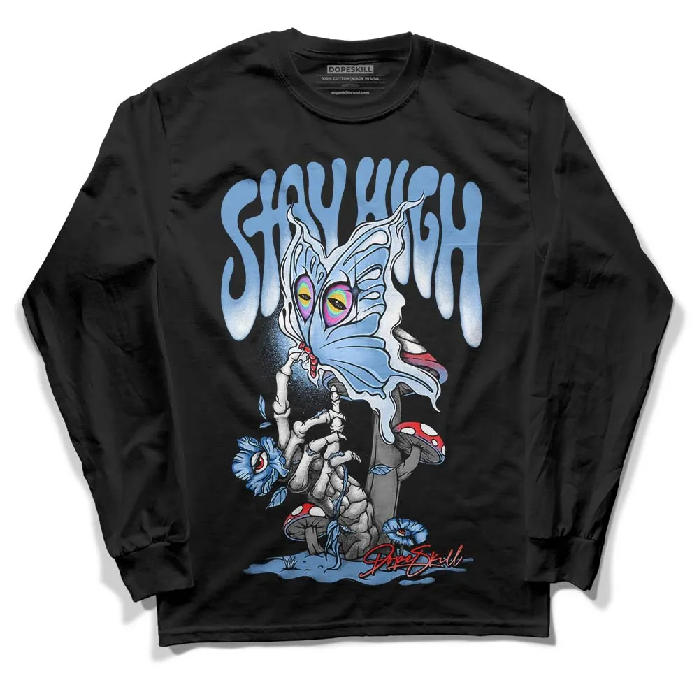 Dunk White Polar Blue DopeSkill Long Sleeve T-Shirt Stay It Busy Graphic sold by DopeSkill product image thumbnail 2