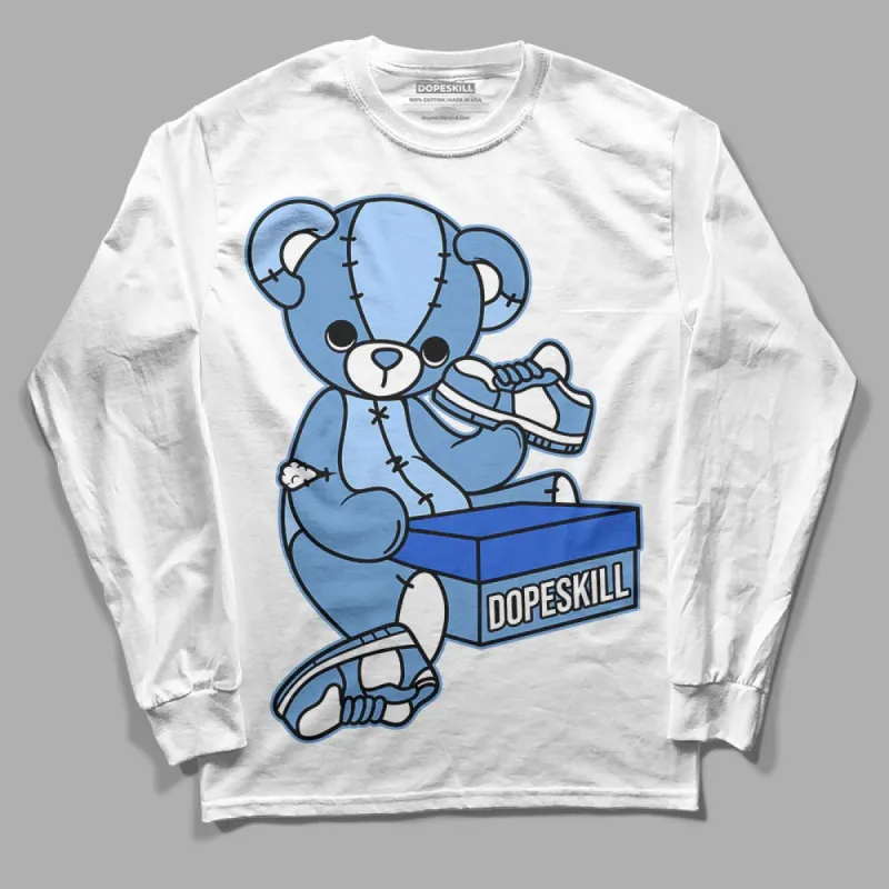 Dunk White Polar Blue DopeSkill Long Sleeve T-Shirt Sneakerhead BEAR Graphic sold by DopeSkill