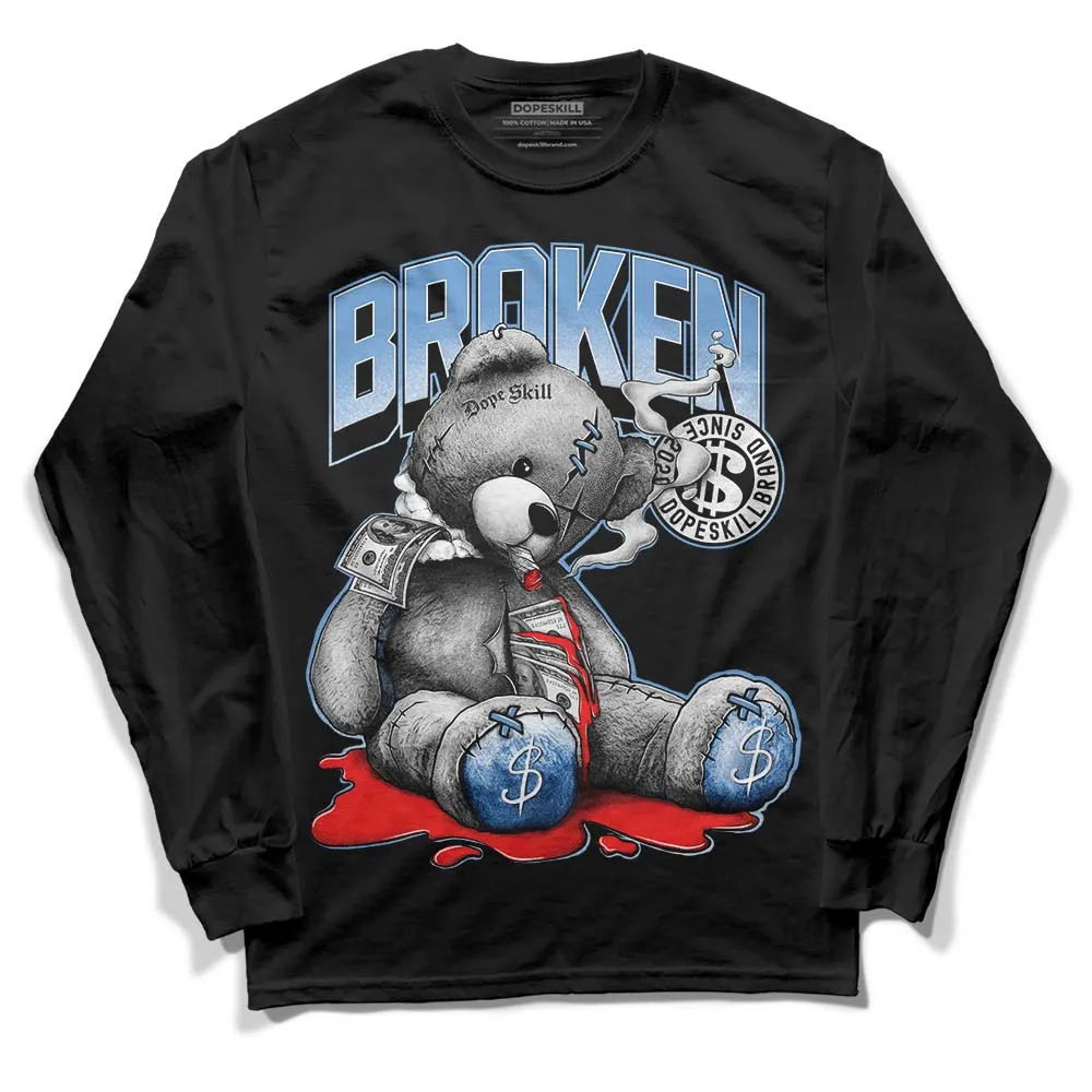Dunk White Polar Blue DopeSkill Long Sleeve T-Shirt Sick Bear Graphic sold by DopeSkill product image thumbnail 2