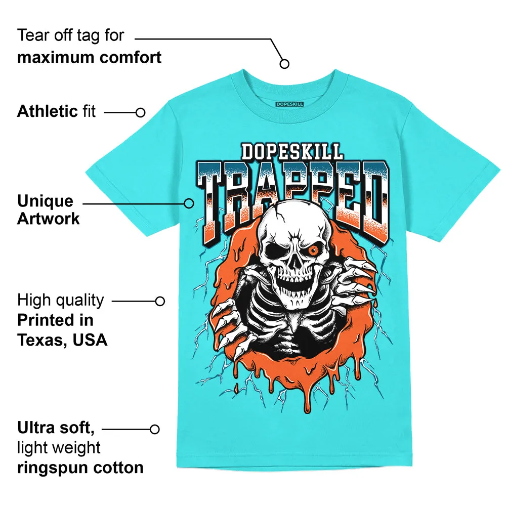 Dunk Dolphins DopeSkill Tahiti Blue T-shirt Trapped Halloween Graphic sold by DopeSkill product image thumbnail 2
