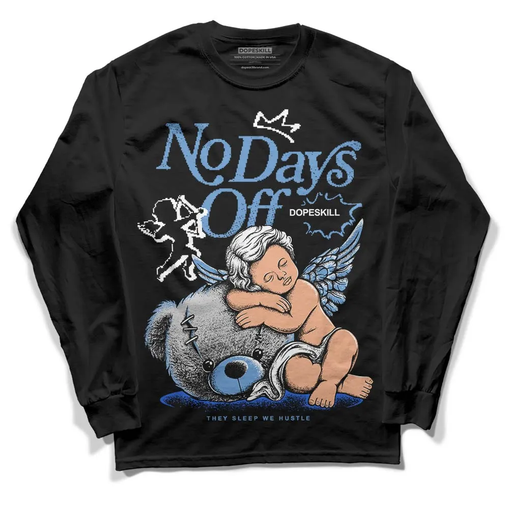 Dunk White Polar Blue DopeSkill Long Sleeve T-Shirt New No Days Off Graphic sold by DopeSkill product image thumbnail 2