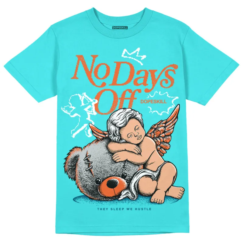 Dunk Dolphins DopeSkill Tahiti Blue T-shirt New No Days Off Graphic sold by DopeSkill