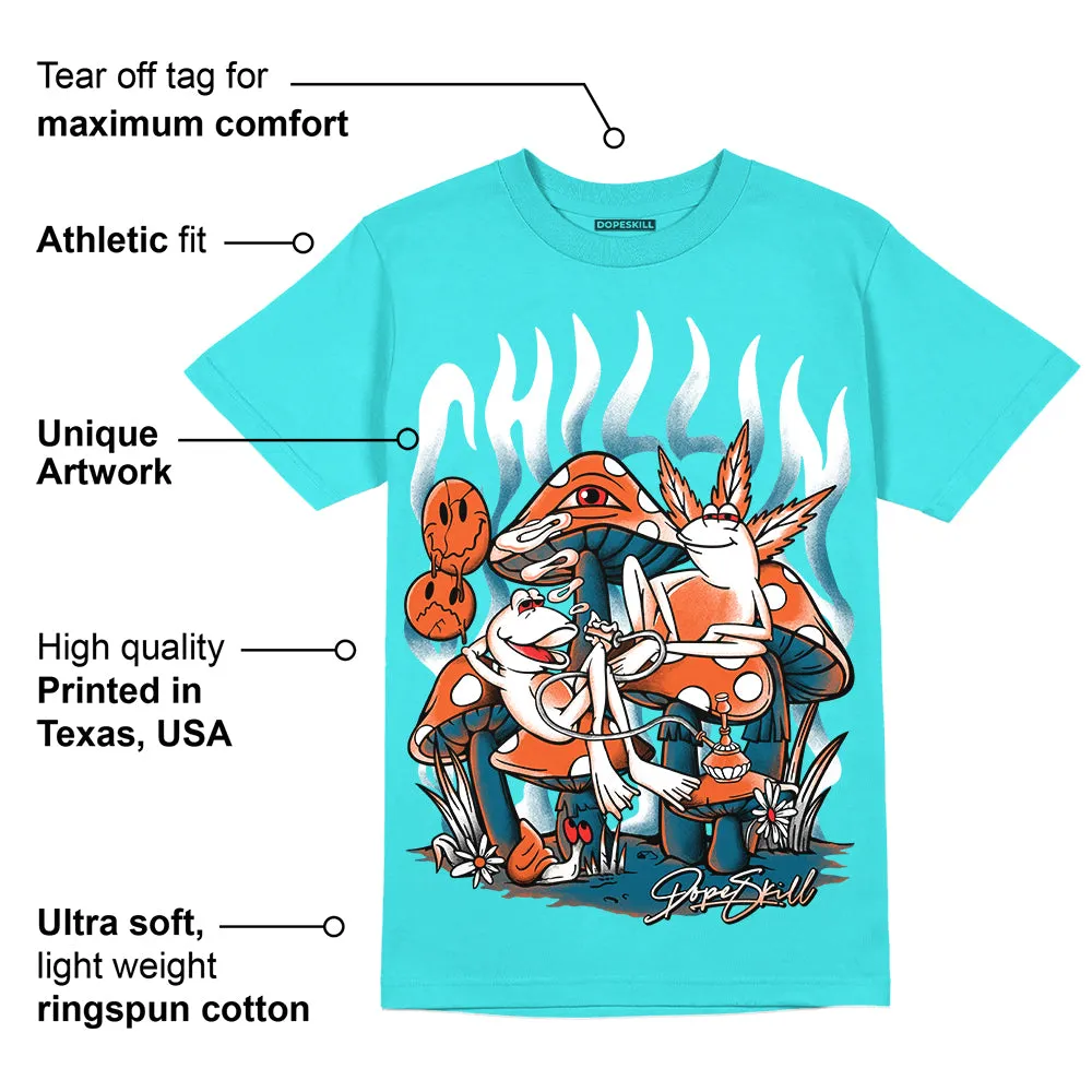 Dunk Dolphins DopeSkill Tahiti Blue T-shirt Chillin Graphic sold by DopeSkill product image thumbnail 2