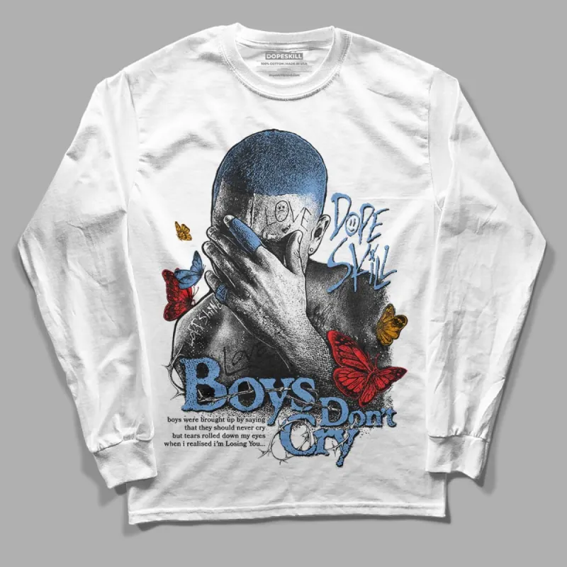 Dunk White Polar Blue DopeSkill Long Sleeve T-Shirt Boys Don't Cry Graphic sold by DopeSkill