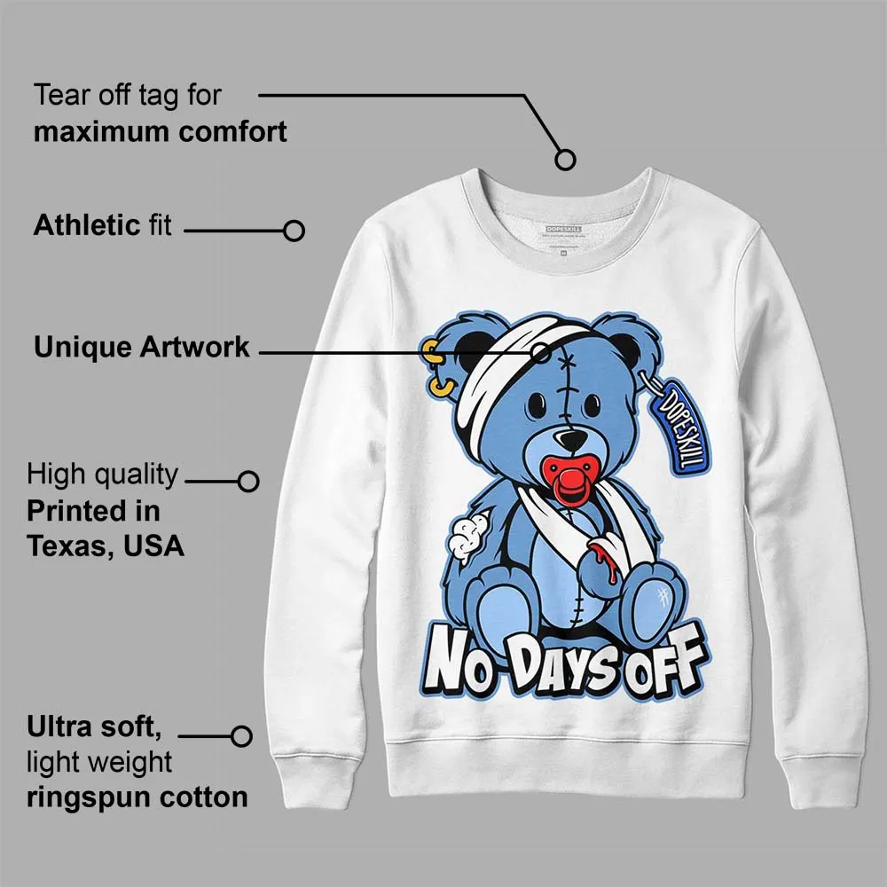 Dunk White Polar Blue DopeSkill Sweatshirt Hurt Bear Graphic sold by DopeSkill product image thumbnail 3