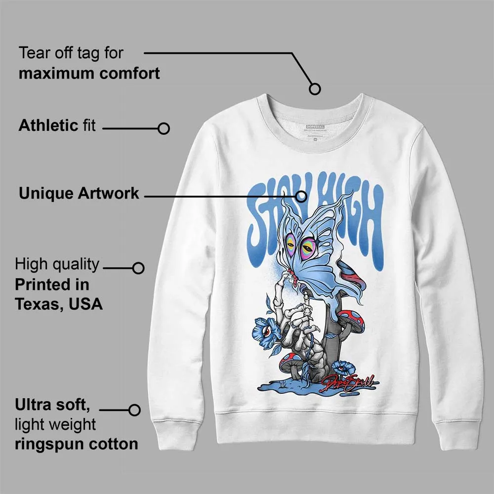 Dunk White Polar Blue DopeSkill Sweatshirt Stay High Graphic sold by DopeSkill product image thumbnail 3