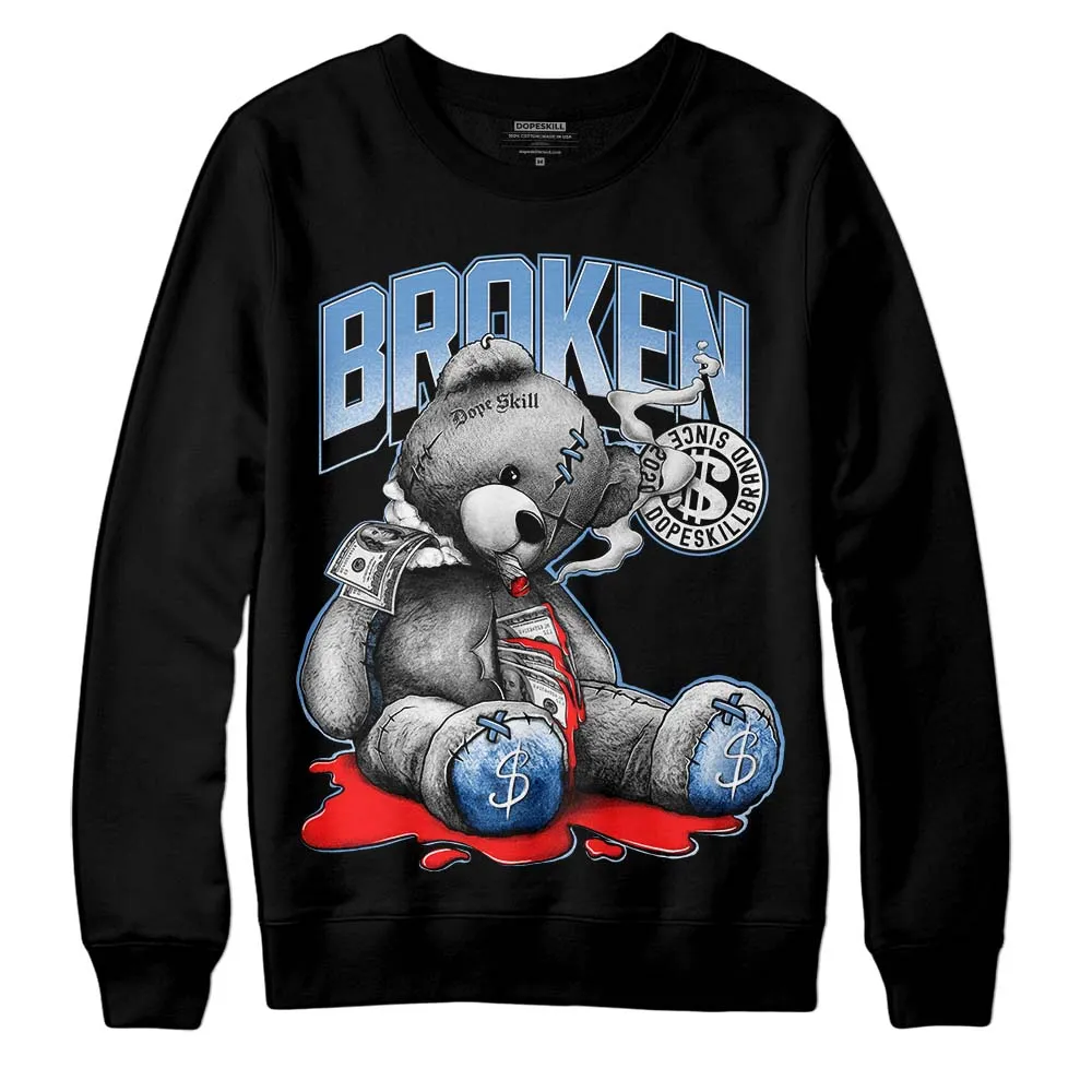 Dunk White Polar Blue DopeSkill Sweatshirt Sick Bear Graphic sold by DopeSkill product image thumbnail 2