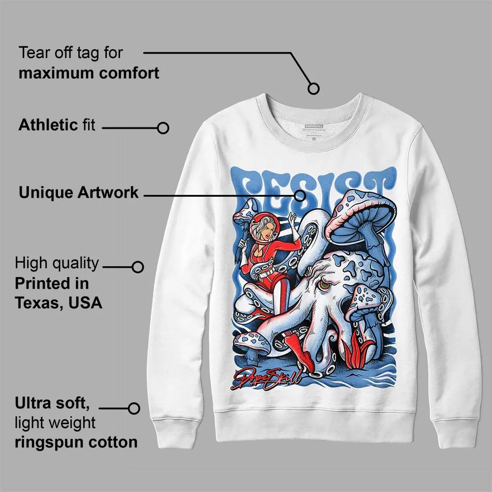 Dunk White Polar Blue DopeSkill Sweatshirt Resist Graphic sold by DopeSkill product image thumbnail 3