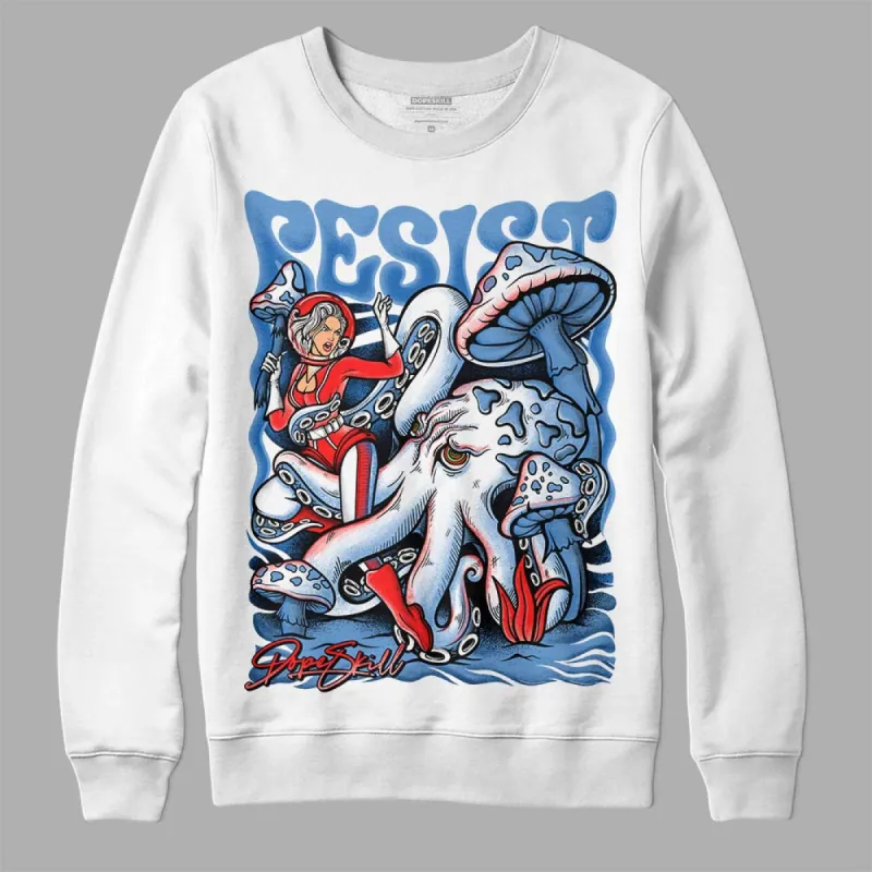 Dunk White Polar Blue DopeSkill Sweatshirt Resist Graphic sold by DopeSkill