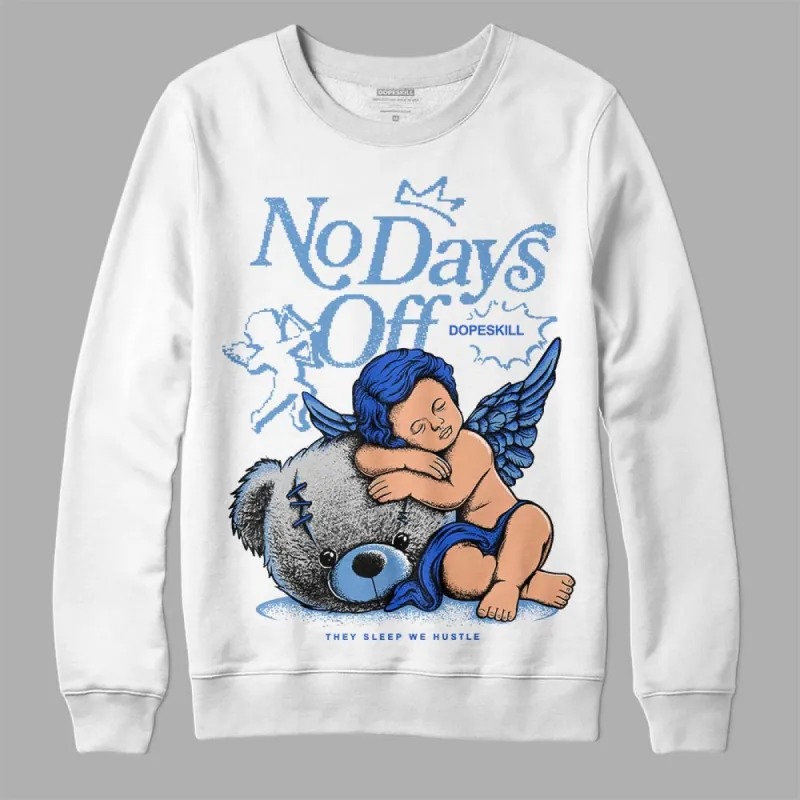 Dunk White Polar Blue DopeSkill Sweatshirt New No Days Off Graphic sold by DopeSkill