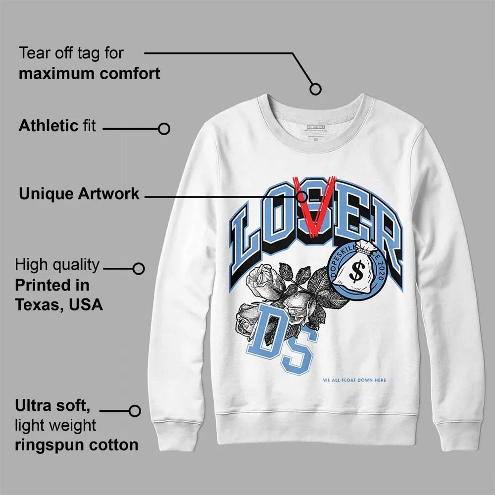 Dunk White Polar Blue DopeSkill Sweatshirt Loser Lover Graphic sold by DopeSkill product image thumbnail 3