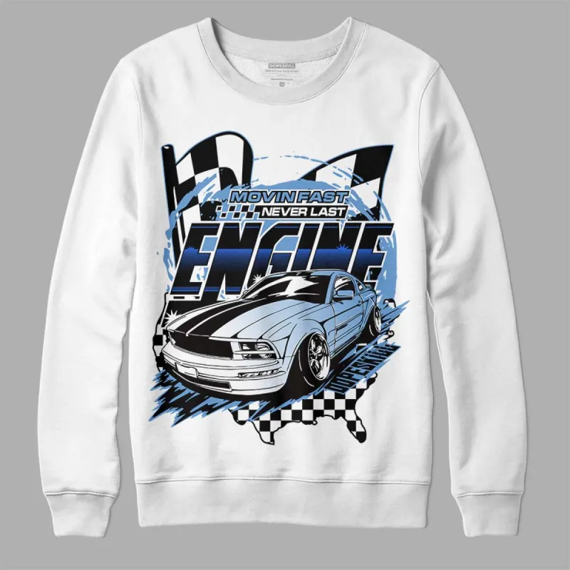 Dunk White Polar Blue DopeSkill Sweatshirt ENGINE Tshirt Graphic sold by DopeSkill
