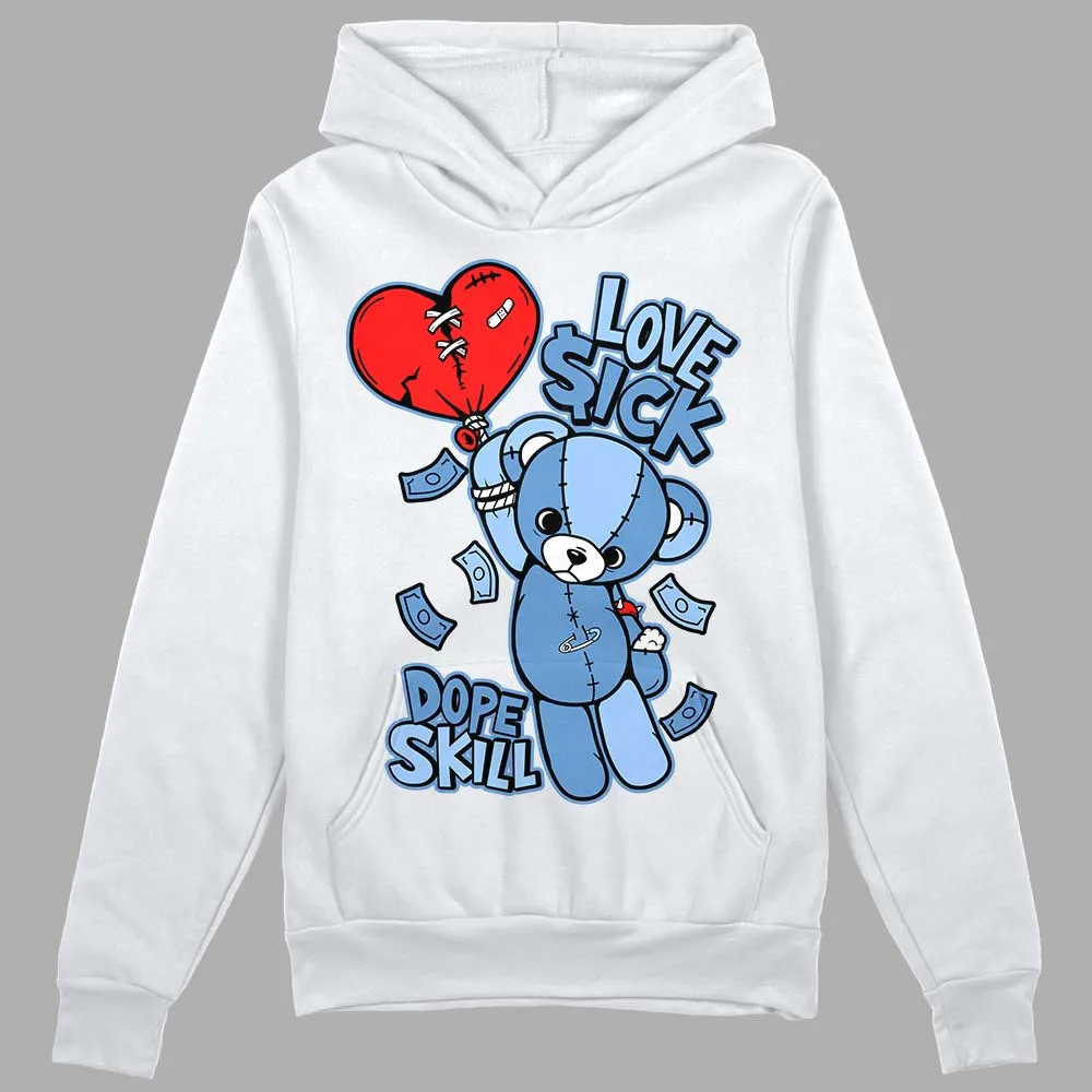 Dunk White Polar Blue DopeSkill Hoodie Sweatshirt Love Sick Graphic sold by DopeSkill