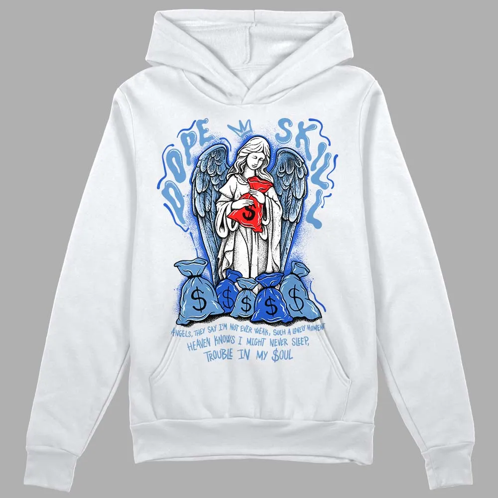 Dunk White Polar Blue DopeSkill Hoodie Sweatshirt Angels Graphic sold by DopeSkill
