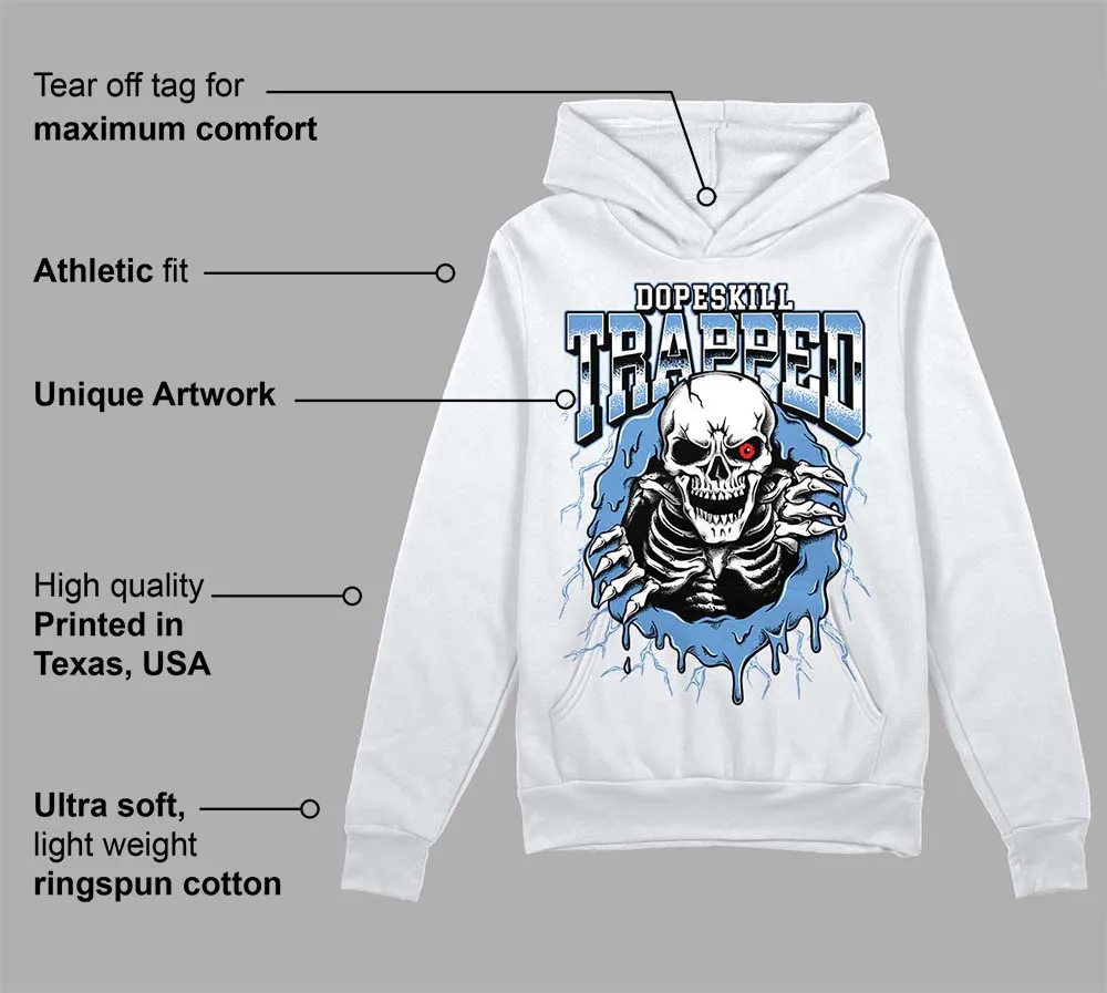 Dunk White Polar Blue DopeSkill Hoodie Sweatshirt Trapped Halloween Graphic sold by DopeSkill product image thumbnail 3
