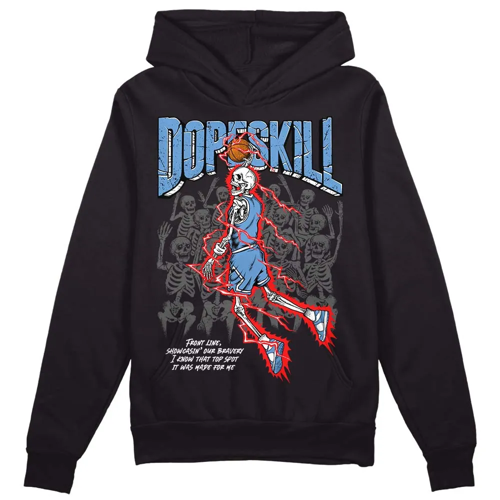 Dunk White Polar Blue DopeSkill Hoodie Sweatshirt Thunder Dunk Graphic sold by DopeSkill product image thumbnail 2