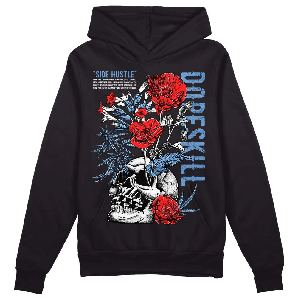 Dunk White Polar Blue DopeSkill Hoodie Sweatshirt Side Hustle Graphic sold by DopeSkill product image thumbnail 2