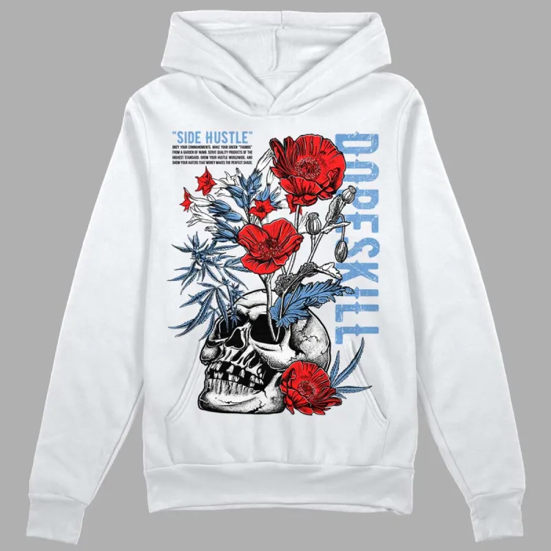 Dunk White Polar Blue DopeSkill Hoodie Sweatshirt Side Hustle Graphic sold by DopeSkill